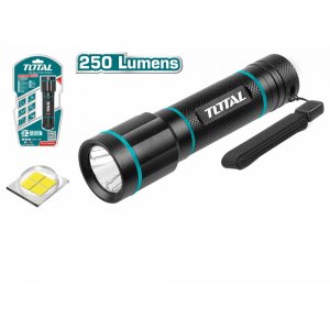 Total - Lanterna Portabila Din Aluminiu, 250 Lume Total - Lanterna Portabila Din Aluminiu, 250 Lume