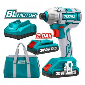 Total - Masina De Insurubat Cu Impact Cu Acumulator 20v-2.0ah Li-ion (2 Acumulatori) - Hex 1/4 Total - Masina De Insurubat Cu Impact Cu Acumulator 20v-2.0ah Li-ion (2 Acumulatori) - Hex 1/4