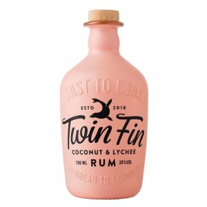 Rom Twin Fin Coconut & Lychee, 0.7 L