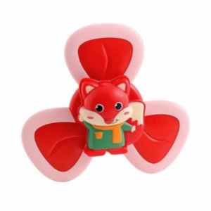 Spinner pentru Copii, Vulpe, 3 Laturi, Silicon Rosu Spinner pentru Copii, Vulpe, 3 Laturi, Silicon Rosu
