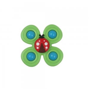 Spinner pentru Copii, Buburuza, 4 Laturi, Silicon Verde Spinner pentru Copii, Buburuza, 4 Laturi, Silicon Verde