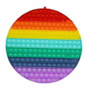 Jucarie Pop It Now & Flip It, Rotunda Uriasa, Silicon Multicolor Jucarie Pop It Now & Flip It, Rotunda Uriasa, Silicon Multicolor