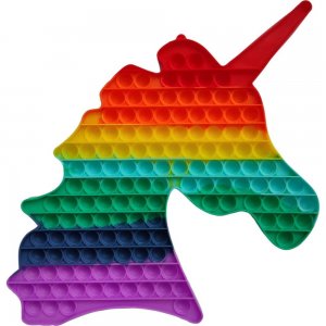 Jucarie Pop It Now & Flip It, Unicorn Urias, Silicon Multicolor Jucarie Pop It Now & Flip It, Unicorn Urias, Silicon Multicolor
