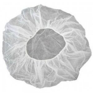 Bonete Reutilizabile Elastic, 10 Buc/Set, Diametru 46 cm, Polipropilena Netesuta, Culoare Alba, Set Bonete Reutilizabile, Bonete cu Elastic, Bonete de Protectie cu Elastic, Bonete pentru Saloane, Bonete pentru Laborator, Echipament de Protectie