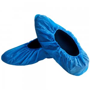 Set 100 Acoperitori Pantofi, Plastic, Culoare Albastra, Botosi de Unica Folosinta, Botosei din Plastic, Acoperitori din Plastic Incaltaminte, Protectie Incaltaminte, Botosei pentru Spital