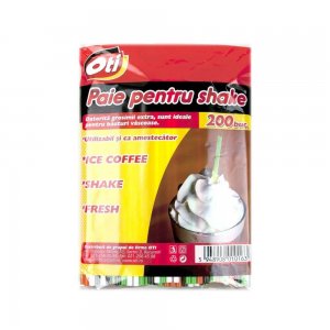  Paie Shake din Plastic OTI, 230x7 mm, 200 Buc/Set, Multicolor, Paie din Plastic, Paie Catering, Paie pentru Petreceri, Paie Plastic pentru Frappe, Accesorii pentru Bar, Paie pentru Shake, Paie din Plastic la Set, Paie din Plastic Colorate