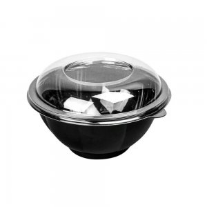 Set 50 Caserole pentru Salata L-302, 1000 g, cu Capac, Plastic  Set 50 Caserole pentru Salata L-302, 1000 g, cu Capac, Plastic