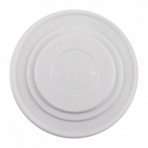 Capace Biodegradabile Albe din CPLA pentru Boluri, Diametru 150 mm, 60 Buc/Set - Capace Ecologice Capace Biodegradabile Albe din CPLA pentru Boluri, Diametru 150 mm, 60 Buc/Set - Capace Ecologice