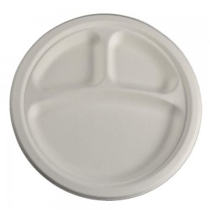Farfurie Rotunda Biodegradabila, 22.5 cm, 50 Buc/Set, Trestie de Zahar, 3 Compartimente, Farfurie Biodegradabila din Trestie de Zahar, Farfurie Rotunda Biodegradabila, Farfurii Biodegradabile de Unica Folosinta Farfurie Rotunda Biodegradabila, 22.5 cm, 50 Buc/Set, Trestie de Zahar, 3 Compartimente, Farfurie Biodegradabila din Trestie de Zahar, Farfurie Rotunda Biodegradabila, Farfurii Biodegradabile de Unica Folosinta