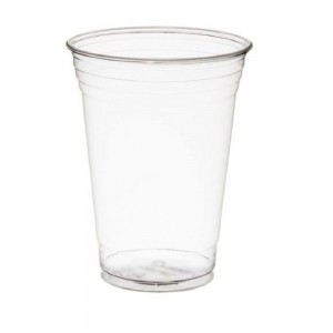 Pahare Biodegradabile Transparente din PLA, Capacitate 480 ml, 50 Buc/Set - Pahare Ecologice