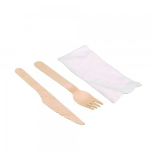 Set 100 Tacamuri Bis Lemn, Furculita, Cutit, Servetel Set 100 Tacamuri Bis Lemn, Furculita, Cutit, Servetel