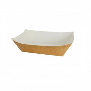 Barcuta din Carton Natur, 170x125x40 mm, 100 Buc/Bax - Ambalaje din Carton Tavite din Carton Natur cu Interior Alb, Tavite Street Food din Carton Plastifiat Barcuta din Carton Natur, 170x125x40 mm, 100 Buc/Bax - Ambalaje din Carton Tavite din Carton Natur cu Interior Alb, Tavite Street Food din Carton Plastifiat