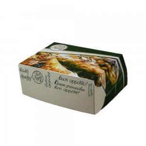 Set 120 Cutii pentru Meniu, 190x140x80 mm, Interior Aluminiu Set 120 Cutii pentru Meniu, 190x140x80 mm, Interior Aluminiu