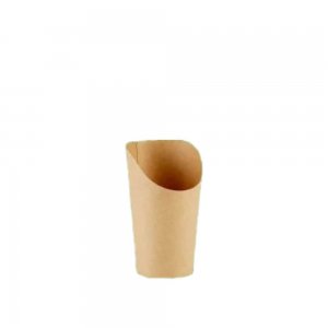 Set 50 Pahare pentru Cartofi Prajiti Large, Carton Wrap Natur, Interior cu Polietilena Set 50 Pahare pentru Cartofi Prajiti Large, Carton Wrap Natur, Interior cu Polietilena