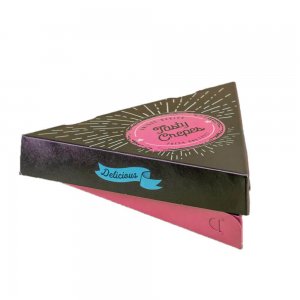 Set 195 Triunghiuri pentru Clatite, 245x190x40 mm, Interior din Aluminiu, Carton GC1 Imprimat, 290 g/m²