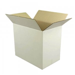Set 50 Cutii Clasice, 93x93x132 mm, Carton CO3 Alb/Natur Set 50 Cutii Clasice, 93x93x132 mm, Carton CO3 Alb/Natur