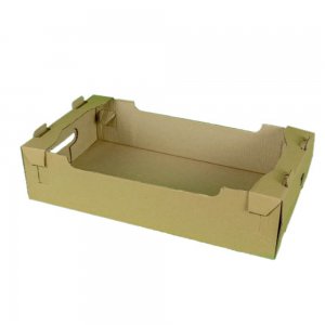 Set 100 Cutii Transport Fructe si Legume, 610x400x150 mm, Carton Natur CO5 Set 100 Cutii Transport Fructe si Legume, 610x400x150 mm, Carton Natur CO5