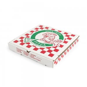 Cutii Pizza Albe Personalizate, 28x28x3.5 cm, Tipar 1, 2 Culori, Carton Microondulat Albit, Cutie Personalizata pentru Pizza, Cutii Personalizate pentru Pizza - Ambalaje Personalizate Cutii Pizza Albe Personalizate, 28x28x3.5 cm, Tipar 1, 2 Culori, Carton Microondulat Albit, Cutie Personalizata pentru Pizza, Cutii Personalizate pentru Pizza - Ambalaje Personalizate