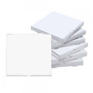 Set 500 Cutii Pizza Albe, 42x4x42 cm - Ambalaje Alimentare din Carton Alb Set 500 Cutii Pizza Albe, 42x4x42 cm - Ambalaje Alimentare din Carton Alb