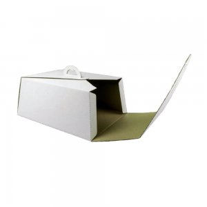 Set 25 Cutii Tort CT6, 285x385x145 mm, Carton Alb/Natur Set 25 Cutii Tort CT6, 285x385x145 mm, Carton Alb/Natur