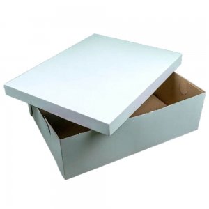 Set 25 Cutii Tort CT9, 610x510x160 mm, Carton Alb/Natur Set 25 Cutii Tort CT9, 610x510x160 mm, Carton Alb/Natur