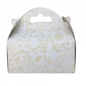 Cutii pentru Prajituri Model Floral, 14x20 cm, 25 Buc/Bax, Carton Duplex - Ambalaje Cofetarie Cutii pentru Prajituri Model Floral, 14x20 cm, 25 Buc/Bax, Carton Duplex - Ambalaje Cofetarie