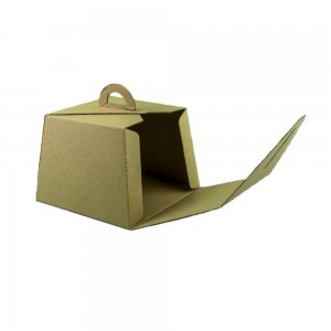 Set 25 Cutii Tort CT2, 270x270x145 mm, Carton Natur