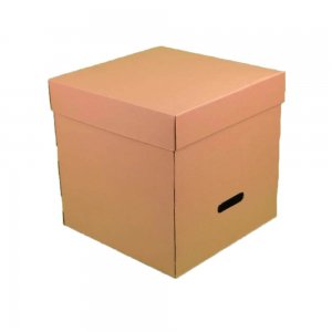 Set 25 Cutii Tort cu Capac, 330x330x330 mm, Carton Natur Set 25 Cutii Tort cu Capac, 330x330x330 mm, Carton Natur