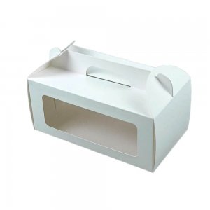 Set 25 Cutii pentru Prajituri cu Display, 240x150x120 mm, Carton Duplex GC1, 290 g/m²