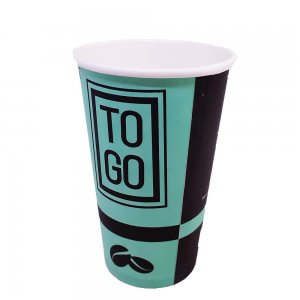 Set 50 Pahare din Carton, 12 Oz, Alb/Albastru, Set Pahare Carton 12 Oz, Pahare Carton pentru Ceai si Cafea, Pahare din Carton TO GO, Pahare de Unica Folosinta, Pahare de Unica Folosinta din Carton, Pahare din Carton de Unica Folosinta 12 Oz