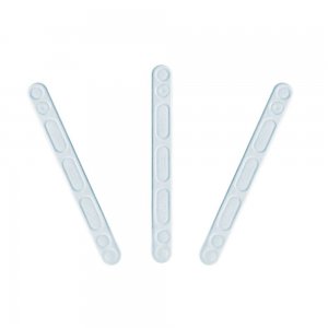 Palete Plastic de Unica Folosinta OTI, 100 Buc/Set, Culoare Alba, Amestecatoare pentru Cafea, Paletine din Plastic pentru Cafea, Betisoare din Plastic pentru Cafea, Accesorii Bar