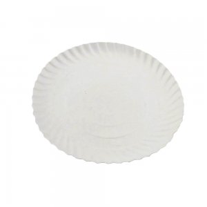 Set 100 Farfurii R3, 300 mm, Carton Duplex Alb Plastifiat, 500 g/m²