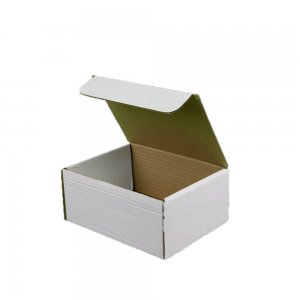 Set 100 Cutii cu Autoformare, 550x370x60 mm, Carton CO3/B Alb/Natur Set 100 Cutii cu Autoformare, 550x370x60 mm, Carton CO3/B Alb/Natur