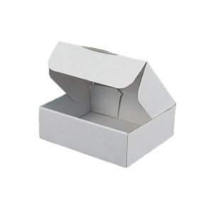 Set 100 Cutii cu Autoformare, 100x100x60 mm, Carton Alb Set 100 Cutii cu Autoformare, 100x100x60 mm, Carton Alb