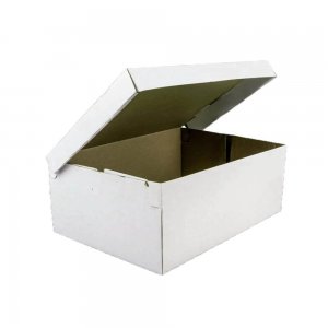 Set 100 Cutii pentru Papuci, 335x240x130 mm, cu Autoformare, Carton Alb/Natur Set 100 Cutii pentru Papuci, 335x240x130 mm, cu Autoformare, Carton Alb/Natur