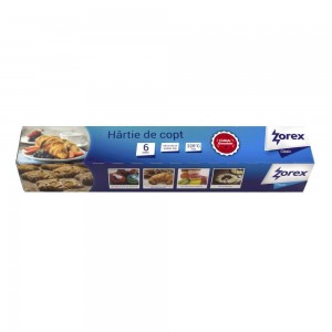 Rola Hartie pentru Copt Zorex Clasic, 30cm x 6m, Greutate 100g, Pergament pentru Tavi, Hartie de Copt, Hartie de Copt in Rola, Hartie de Copt Siliconata, Hartie de Copt Termorezistenta, Hartie Pergament Siliconata Rola Hartie pentru Copt Zorex Clasic, 30cm x 6m, Greutate 100g, Pergament pentru Tavi, Hartie de Copt, Hartie de Copt in Rola, Hartie de Copt Siliconata, Hartie de Copt Termorezistenta, Hartie Pergament Siliconata