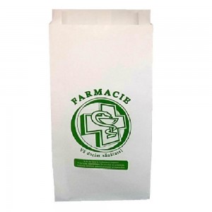 Pungi Imprimate din Hartie pentru Farmacie, Dimensiune 18x6x32 cm, 1000 Buc/Bax Pungi Imprimate din Hartie pentru Farmacie, Dimensiune 18x6x32 cm, 1000 Buc/Bax