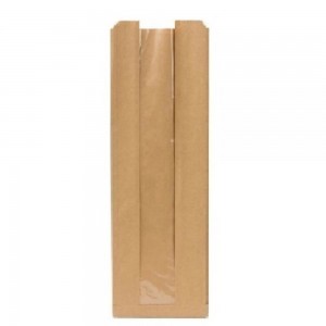 Pungi din Hartie cu Fereastra BOPP, 10x5x34 cm, 1000 Buc/Bax, pentru Patiserii si Brutarii Pungi din Hartie cu Fereastra BOPP, 10x5x34 cm, 1000 Buc/Bax, pentru Patiserii si Brutarii