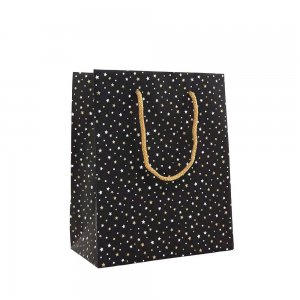 Punga Cadou Rotolux Sparkle and Stars M, 190x100x230mm, Punga pentru Cadou Cu Model, Punga Cadou Colorata, Punga Cadou pentru Ocazii