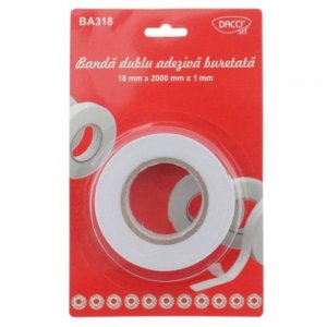Banda Adeziva Buretata Dubla DACO, 18mm x 2m, Banda Adeziva pentru Birou, Banda Scotch pentru Birou, Banda Scotch, Scotch pentru Birou, Banda Adeziva pentru Hartie si Carton, Articole Papetarie Banda Adeziva Buretata Dubla DACO, 18mm x 2m, Banda Adeziva pentru Birou, Banda Scotch pentru Birou, Banda Scotch, Scotch pentru Birou, Banda Adeziva pentru Hartie si Carton, Articole Papetarie