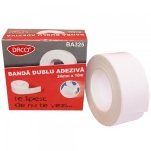 Banda Adeziva Dubla DACO, 24mm x 10m, Ambalare Cutie, Scotch Dublu Transparent, Banda Dubla Adeziva, Banda Dubla Transparenta, Banda Adeziva, Banda Scotch, Benzi Adezive pentru Ambalare, Banda Adeziva pentru Hartie si Carton, Articole Papetarie Banda Adeziva Dubla DACO, 24mm x 10m, Ambalare Cutie, Scotch Dublu Transparent, Banda Dubla Adeziva, Banda Dubla Transparenta, Banda Adeziva, Banda Scotch, Benzi Adezive pentru Ambalare, Banda Adeziva pentru Hartie si Carton, Articole Papetarie