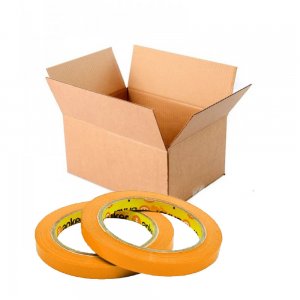 Bax 192 Role Banda ANKER PVC pentru Inchis si Sigilat Pungi, 9mm x 66m, Culoare Portocalie