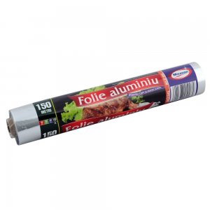 Folie de Aluminiu Misavan, 30cm x 150m, Folie Aluminiu, Folie de Aluminiu, Folie Aluminiu Alimentare, Folie Alimentara de Aluminiu, Folie Aluminiu Subtire, Folie Aluminiu Aragaz
