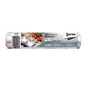 Folie Alimentara Aluminiu Zorex Pro, Latimea 290 mm, 800g, Folie Argintie pentru Uz Profesional, Folie din Aluminiu pentru Alimente, Folie Profesionala din Aluminiu, Folie Aluminiu pentru Catering, Produse pentru Ambalat, Folii Alimentare Folie Alimentara Aluminiu Zorex Pro, Latimea 290 mm, 800g, Folie Argintie pentru Uz Profesional, Folie din Aluminiu pentru Alimente, Folie Profesionala din Aluminiu, Folie Aluminiu pentru Catering, Produse pentru Ambalat, Folii Alimentare