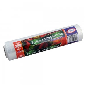Folie Alimentara Stretch Misavan, 30cm x 300m, Folie Alimentara, Folie de Prospetime, Folie Alimente, Folie pentru Alimente, Folie de Plastic pentru Alimente, Folie Alimentara Plastic, Folie Autoadeziva pentru Alimente, Folie Impachetat Alimente