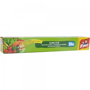 Folie Plastic FINO, Etansare Perfecta, 30 m, Folie de Plastic pentru Alimente, Folie Alimentara din Plastic, Folie Alimentara, Folie de Plastic pentru Etansare, Folie Alimentarea Transparenta, Folie de Plastic pentru Alimente