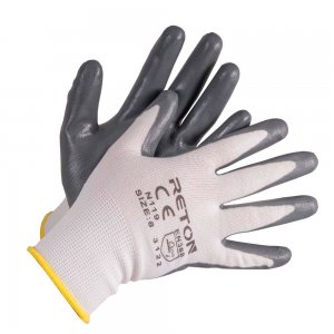 Manusi de Protectie PROTEK, Gri, Marimea 10, cu Cauciuc in Palma, Material Poliester cu Prehensiune Marita, Manusi Protectia Muncii, Manusi Gradinarit, Manusi Agricultura Manusi de Protectie PROTEK, Gri, Marimea 10, cu Cauciuc in Palma, Material Poliester cu Prehensiune Marita, Manusi Protectia Muncii, Manusi Gradinarit, Manusi Agricultura