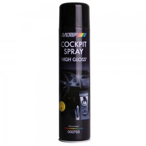 Spray de Bord Motip Cockpit, 600 ml, Lucios, Spray Bord, Spray Masina, Spray Curatare Bord, Spray Curatare Auto, Sray Motip Cockpit, Spray Bord Semilucios, Spray Bord Antistatic, Spray Curatare Bord Auto, Spray pentru Bord