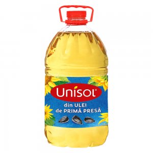 Ulei de Floarea Soarelui Unisol, 5L, Ulei, Ulei de Floarea Soarelui, Ulei Unisol, Ulei Rafinat, Ulei pentru Gatatit, Ulei de Calitate, Ulei de Floarea Soarelui de Calitate, Ulei de Floarea Soarelui Natural