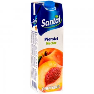 Nectar Piersici 50%, Santal, 1 L, Bautura Racoritoare, Nectar Fructe Piersici, Santal Natural, Bauturi Naturale, Nectar Natural Fructe Piersici, Suc Fructe Piersici 50%, Suc Natural Fructe